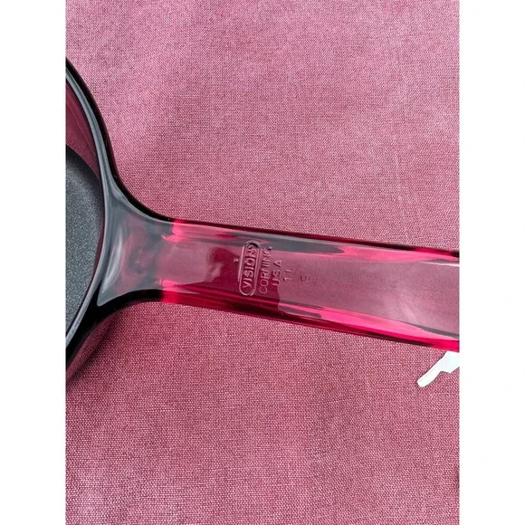 Corning Ware Visions CRANBERRY with Teflon Bottom (4 piece set)